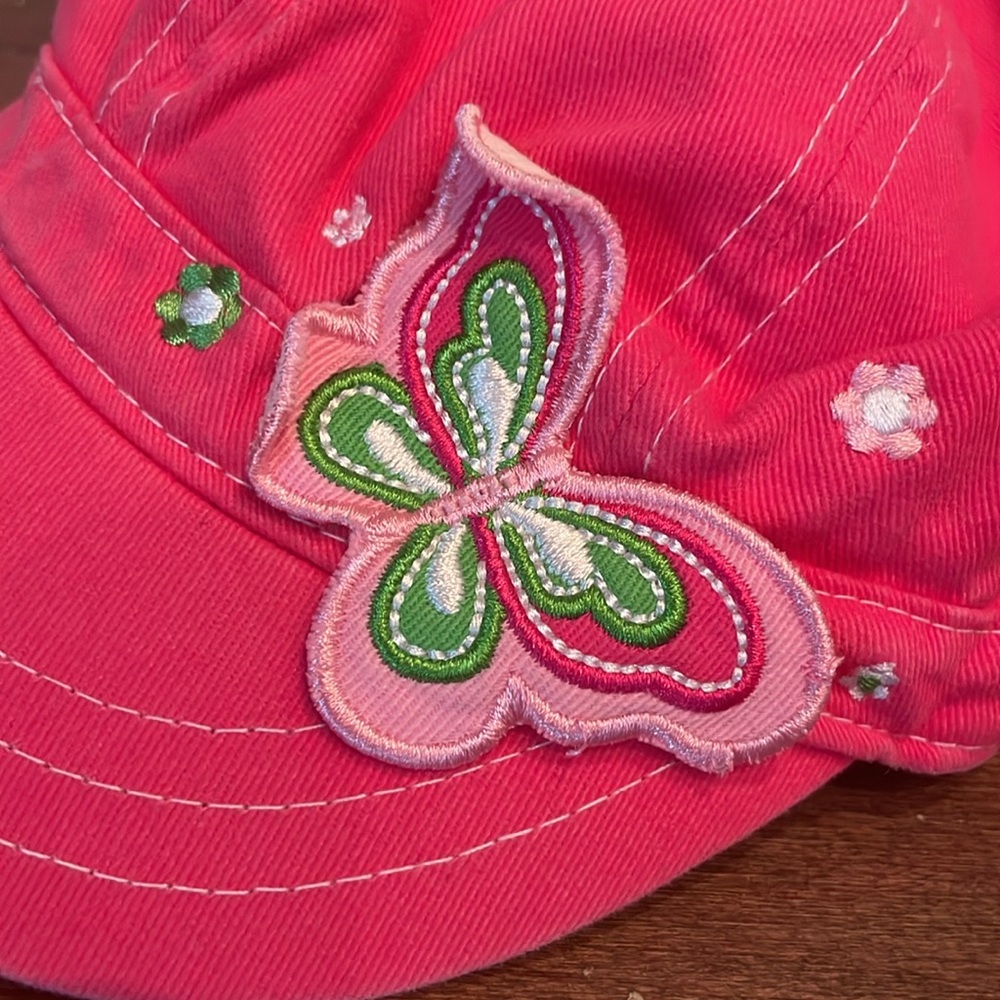 Pink summer hat - Picture 2 of 6